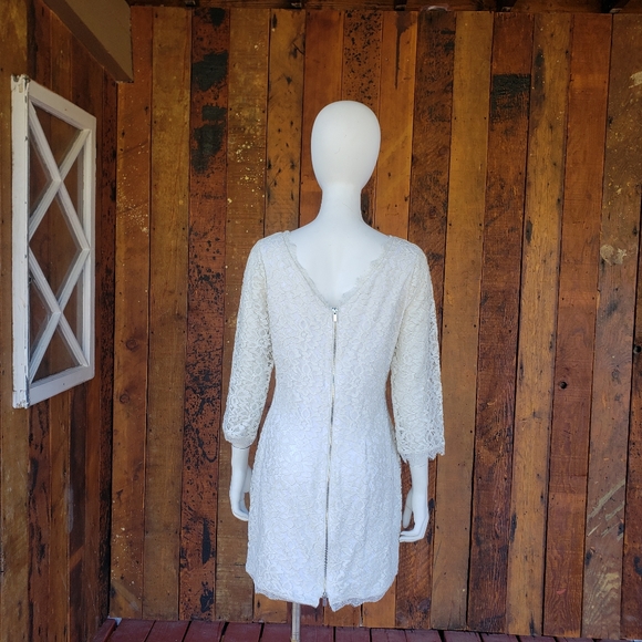 Diane Von Furstenberg Zarita White Lace Dress - Picture 4 of 16